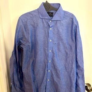 Shirt sale bundle and save-Emanuel Berg button up-sz L-small stain as pictured